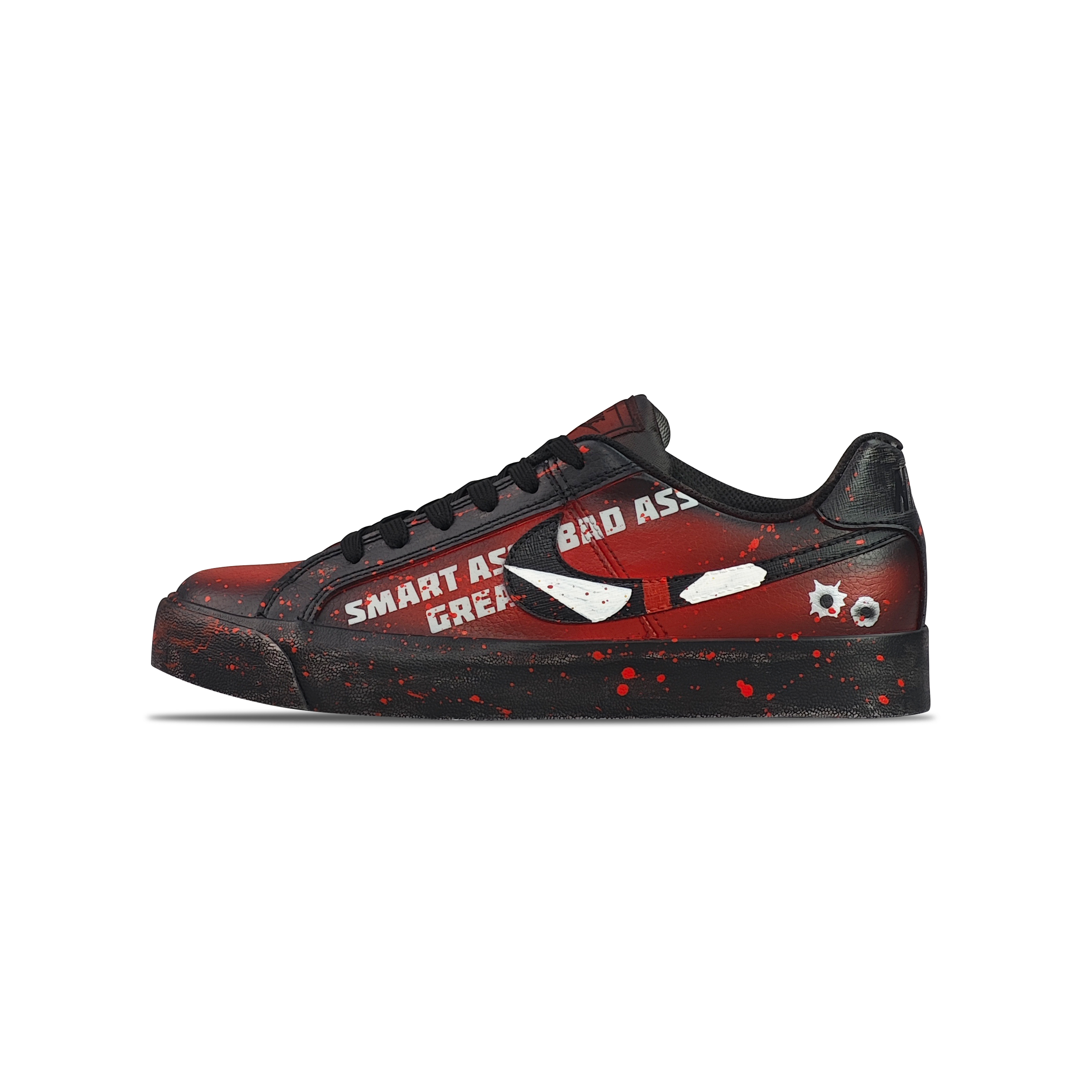 

Кроссовки Nike Court Royale Skateboarding Shoes Unisex Low-top Black/Red, черный/красный