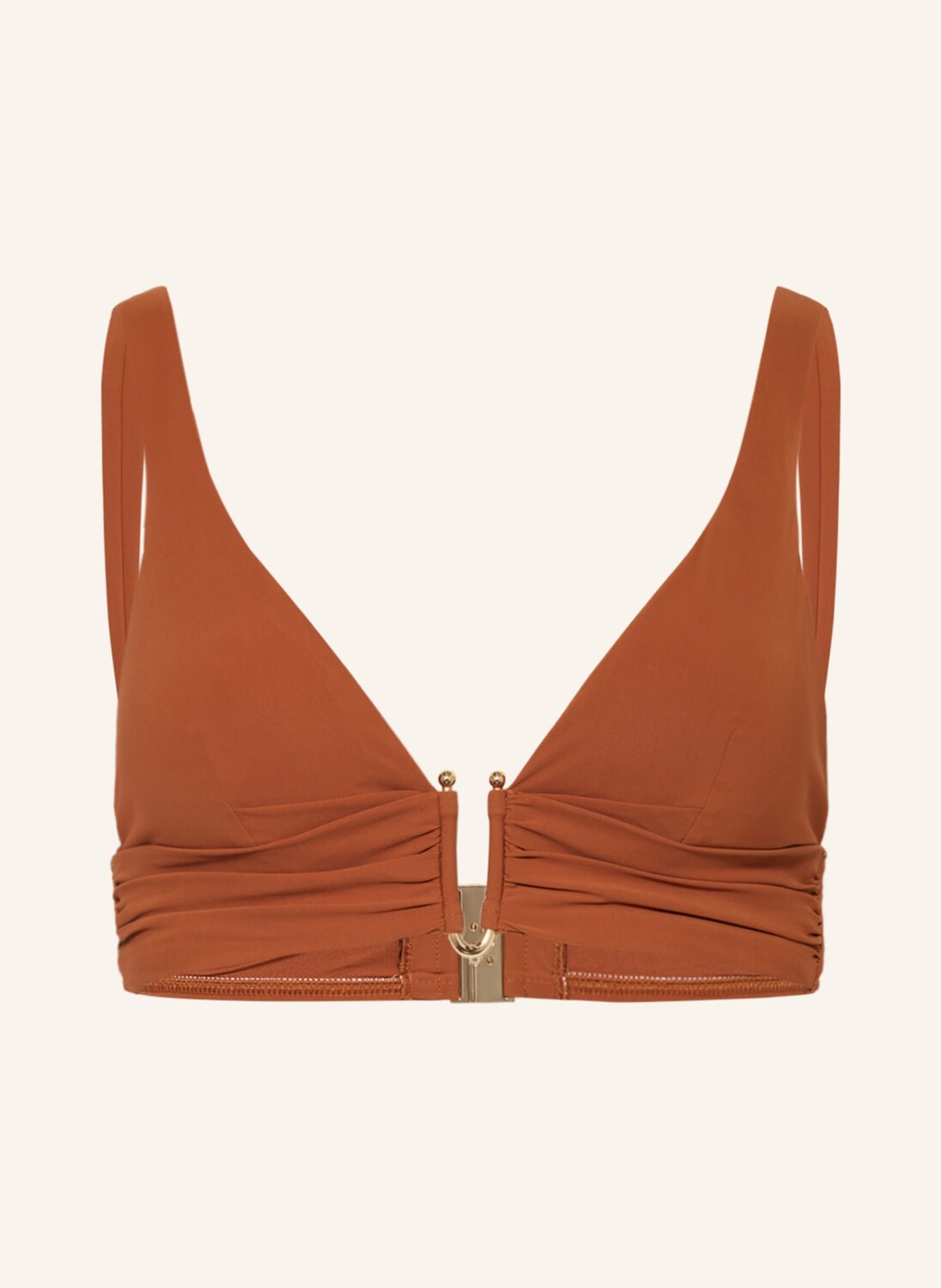 

Топ бикини без косточек honesty MARYAN MEHLHORN, цвет COGNAC
