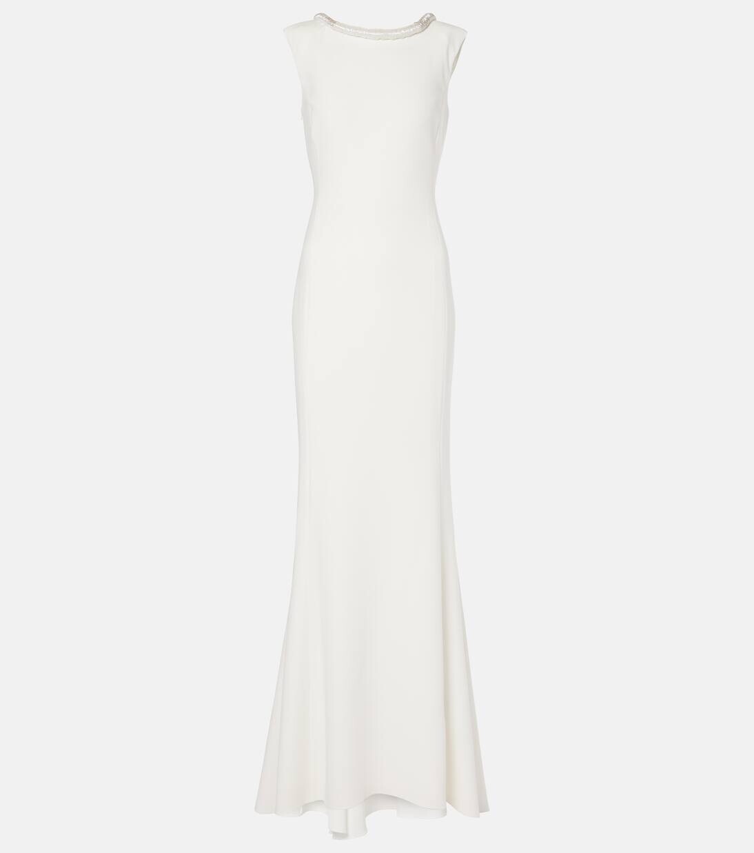 

Свадебное платье Corsica с декором из кади Max Mara, цвет bianco seta