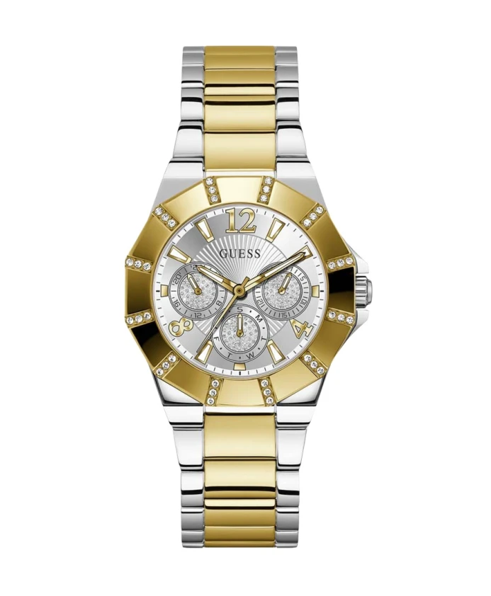 

Женские наручные часы Sunray многофункциональные золото серебро 36 мм gw0616l2 Guess, желтый