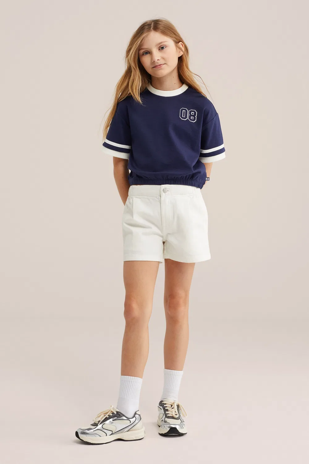 Джинсы свободного кроя We Fashion, White Denim — фото 4