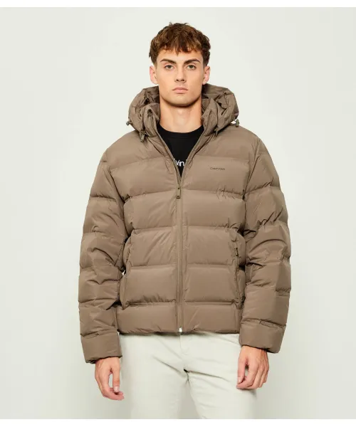 

Пуховик Regular fit Calvin Klein, бежевый