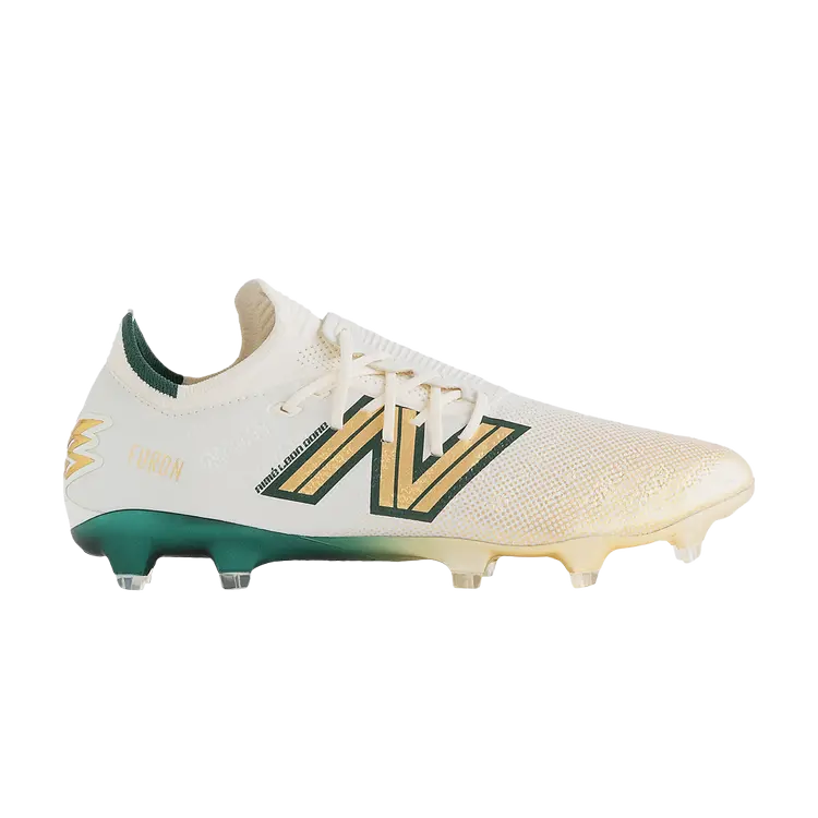 

Кроссовки Aimé Leon Dore x Furon V7+ Pro FG, цвет White Green Metallic Gold