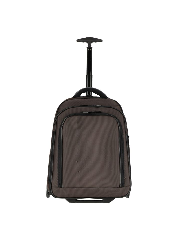 

Рюкзак на двух колесах, 47,5 см, с отделением для ноутбука, коричневого цвета Dermata