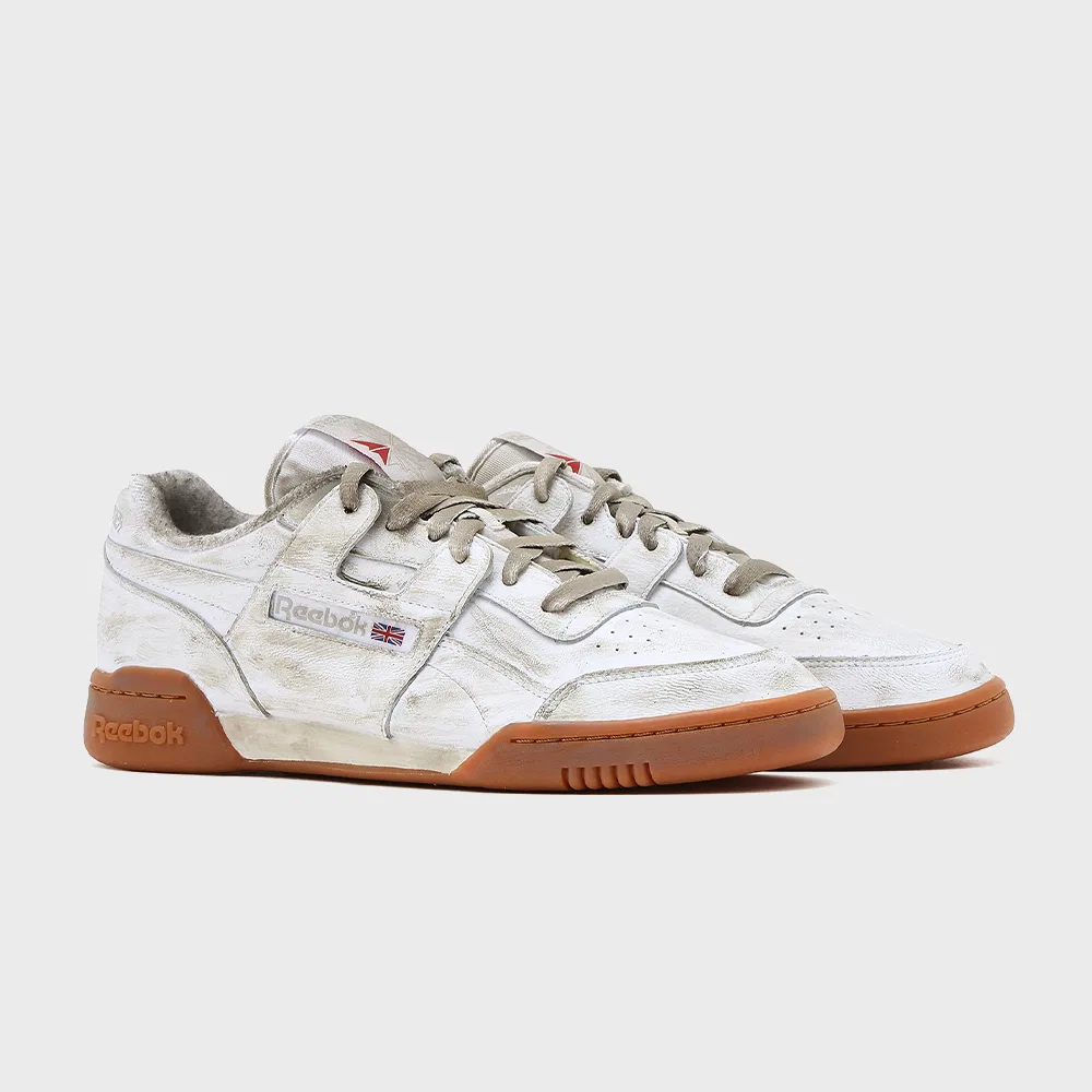 Мужские кроссовки Workout Plus OG белые с чёрным от Reebok — фото 2
