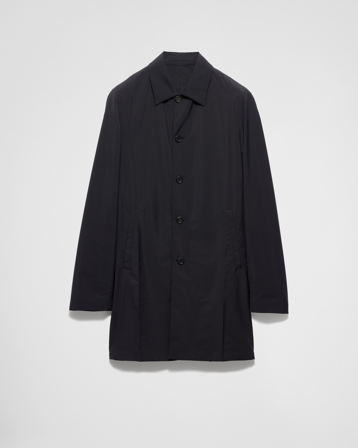 

Пальто из шерстяной смеси Prada, черный