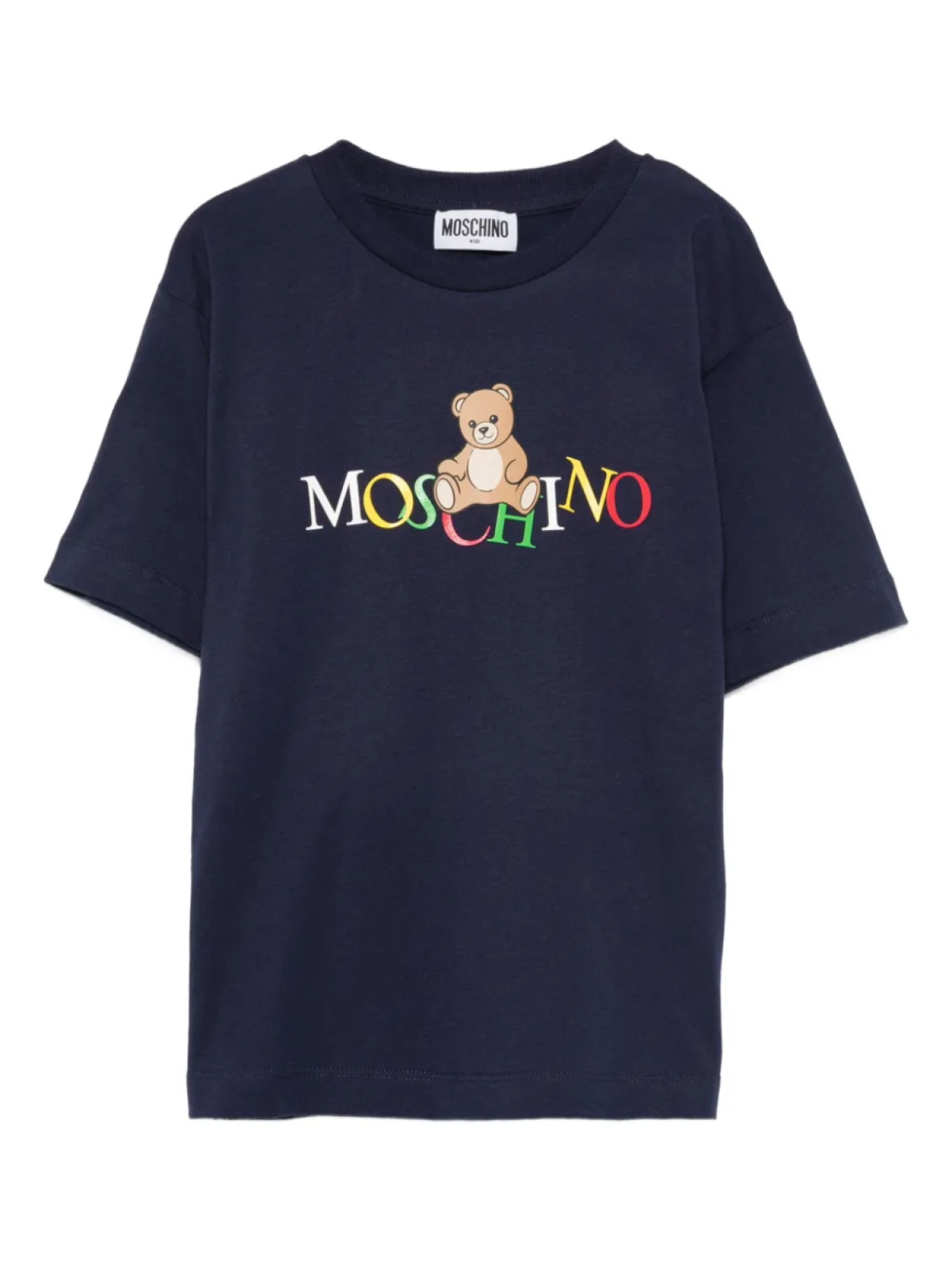 

Moschino Kids футболка с принтом Teddy Bear, синий