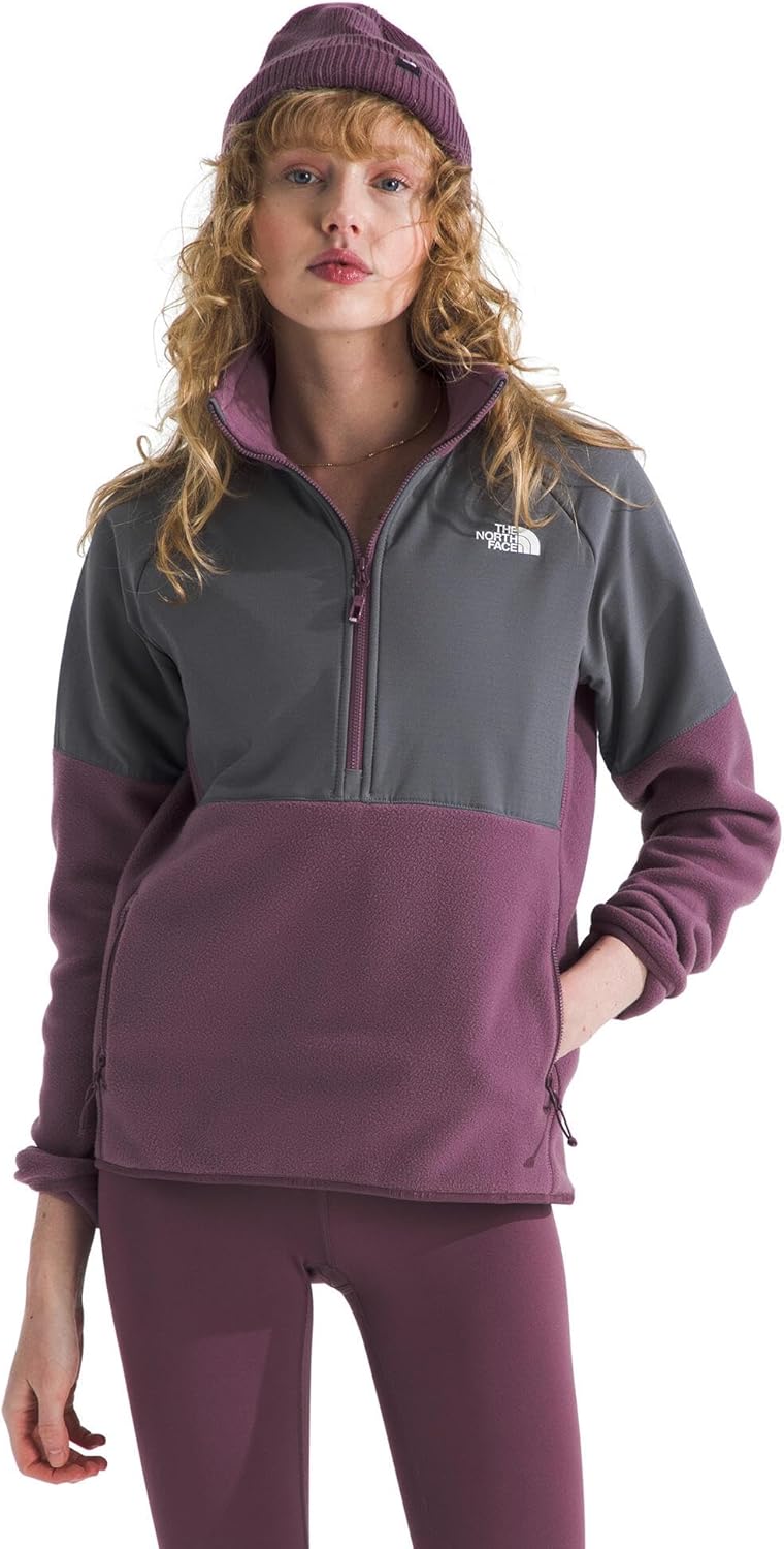 

Женская кофта The North Face с молнией, темно-фиолетовый/серый