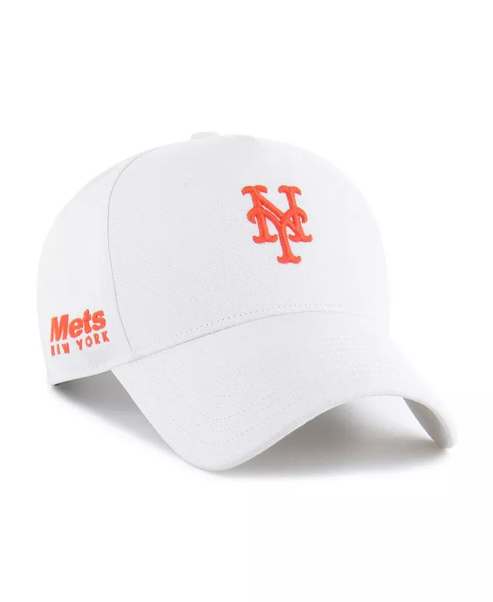 

Мужская белая бейсболка New York Mets Foundational Pinch Offside Adjustable '47 Brand