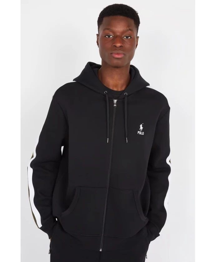 Черная куртка стандартного кроя из смеси хлопка и полиэстера. Polo Ralph Lauren, черный — фото 3