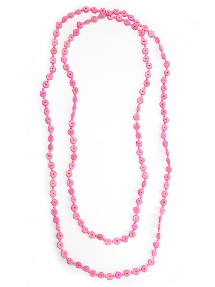 

Collezione alessandro Длинное колье «Гезина» розового цвета