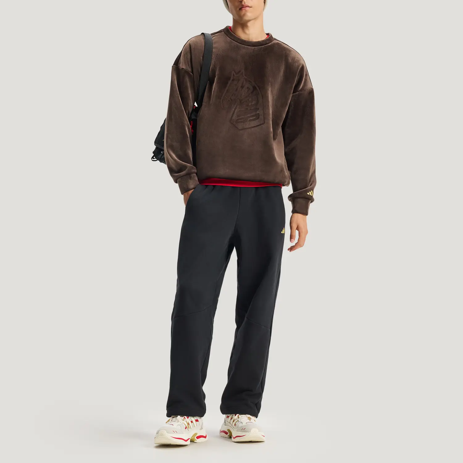 Спортивные джоггеры Casual Pants Men's Adidas, черный — фото 4