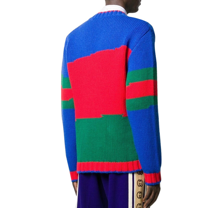 Трикотаж Gucci женское изделие, оригинальный дизайн, мультиколор — фото 3