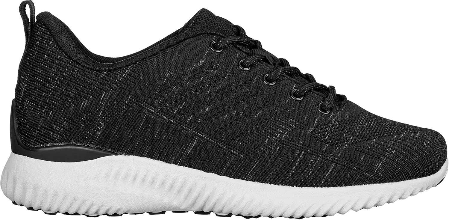 

Мужские невидимые туфли-лифтеры CALTO - черно-серые, ультра легкие спортивные кроссовки - увеличение роста на 7 см - Q212 - размер 10 D(M) US