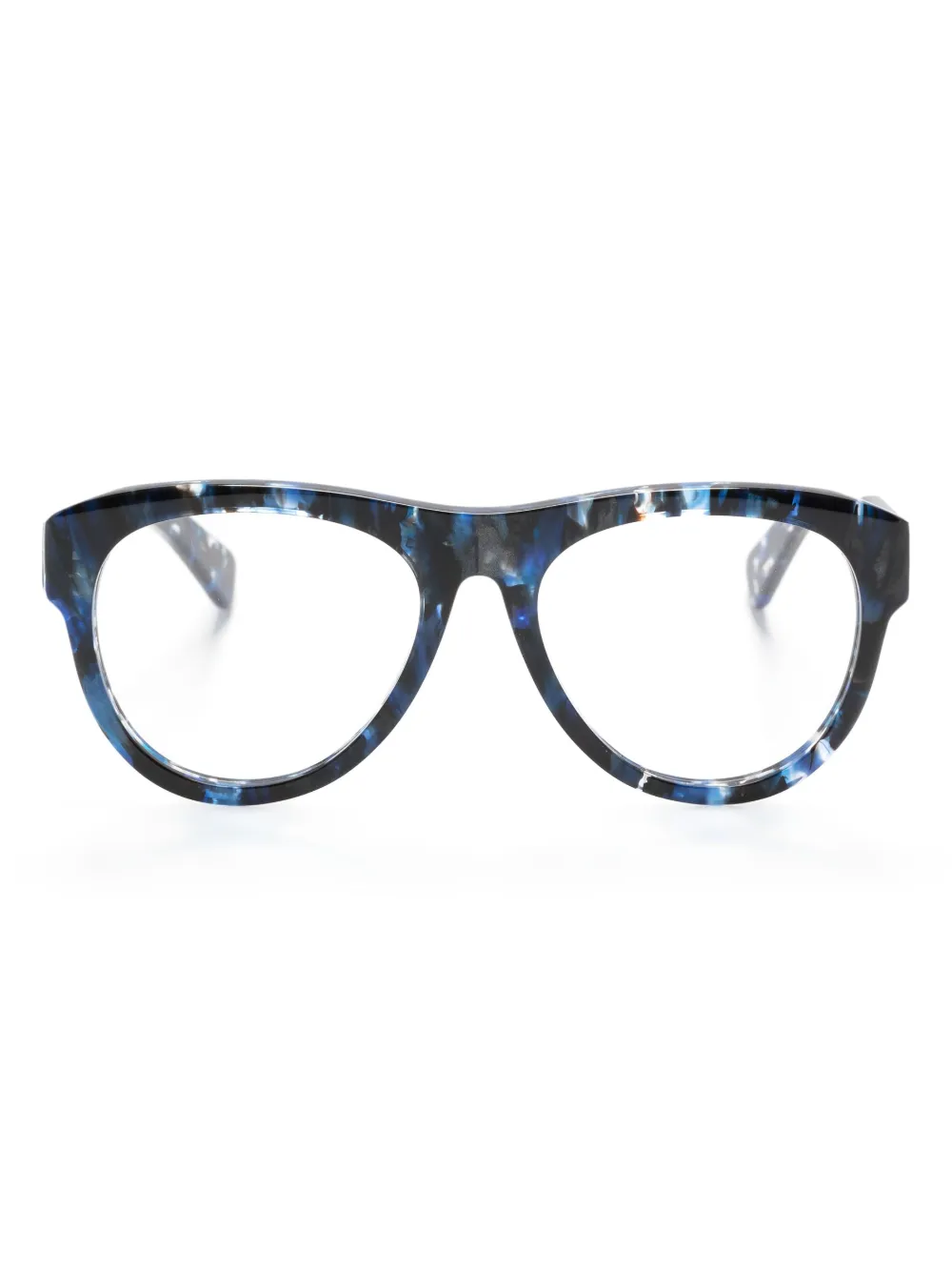 

Очки в круглой оправе с логотипом Chloé Eyewear, синий