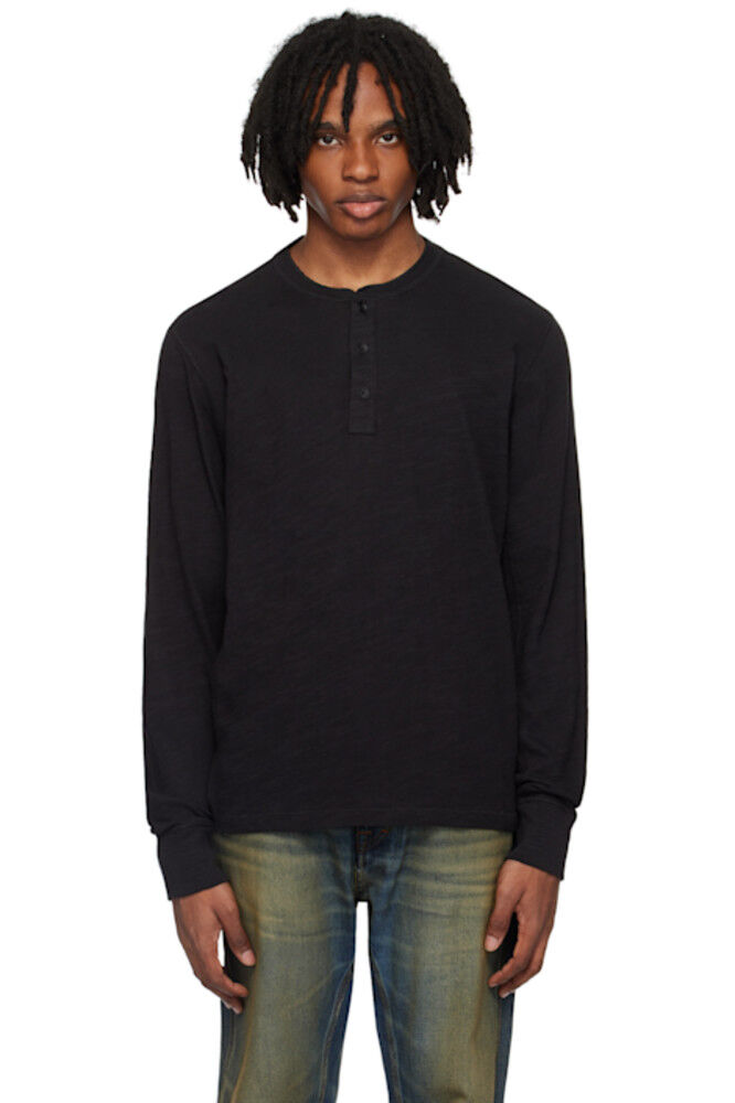 

Черная классическая хенли Flame rag & bone