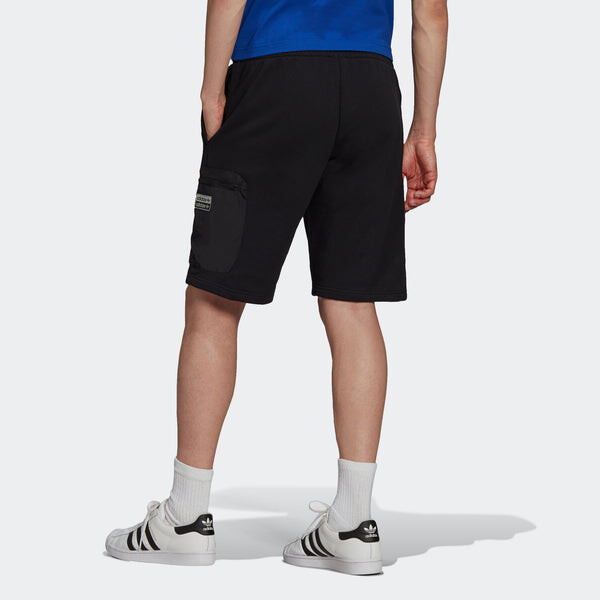 Шорты originals tactical short metallic zipper cargo pocket sports shorts black Adidas, черный — фото 3