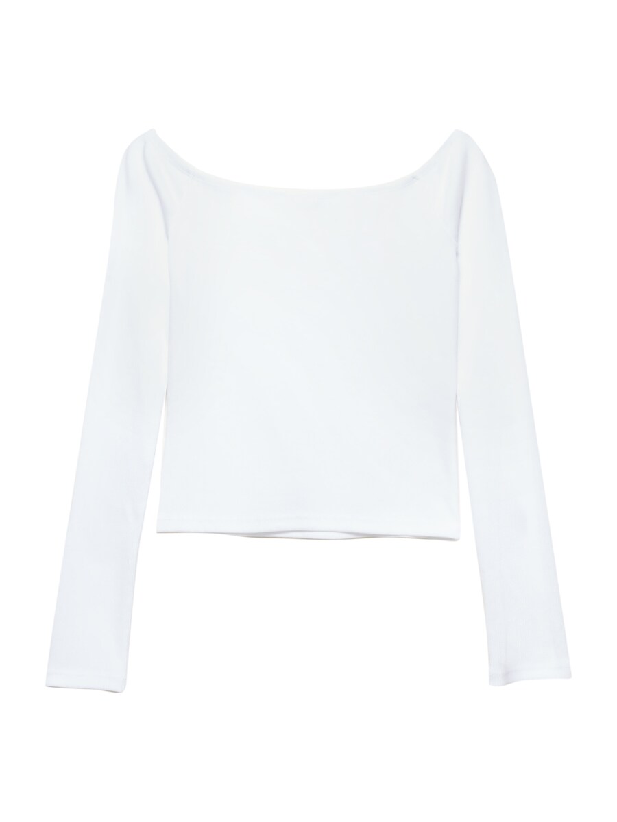 

Лонгслив Pull&Bear Pull&Bear , White