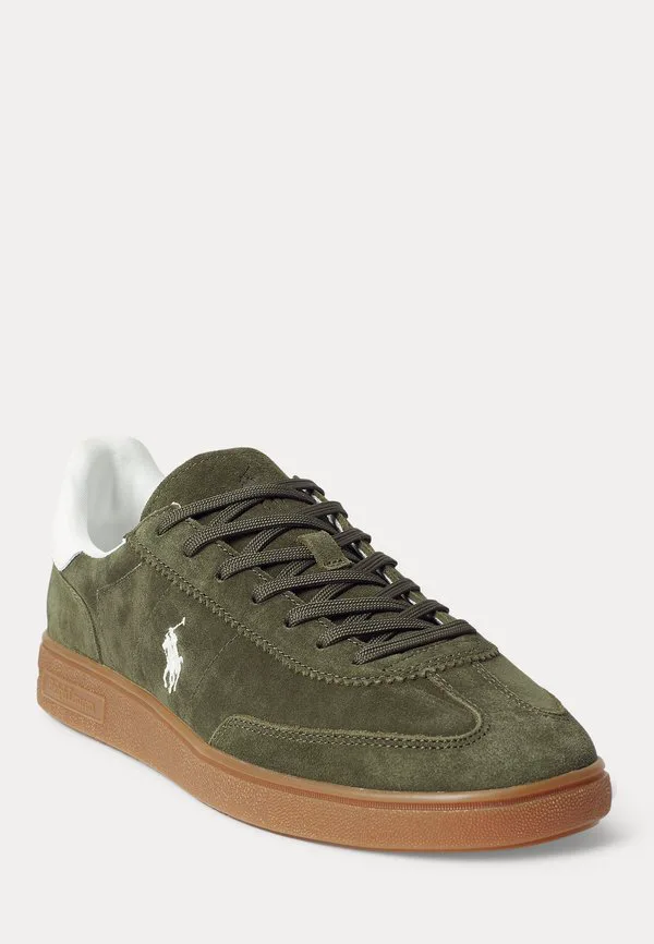 Кроссовки heritage court ii из кожи Polo Ralph Lauren, Armadillo/Deckwash White — фото 3