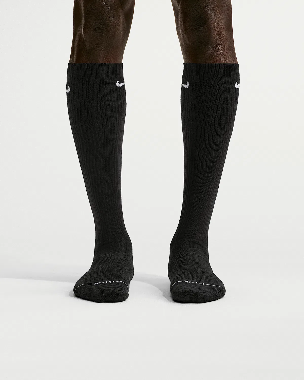 Nike Everyday Elevated гольфы (2 пары), Black/White — фото 4