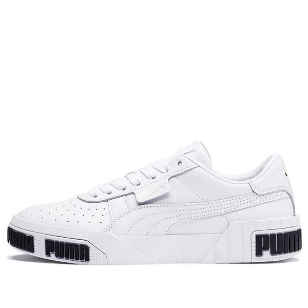 Кроссовки cali bold 'white metallic gold' Puma, черный