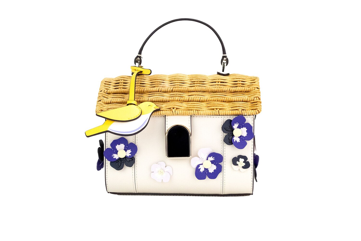 

Сумка-кошелек через плечо Wild Petal Birdhouse Wicker Smooth Leather Kate Spade
