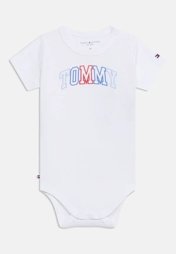 Футболка с коротким рукавом и логотипом Tommy Hilfiger, White — фото 3