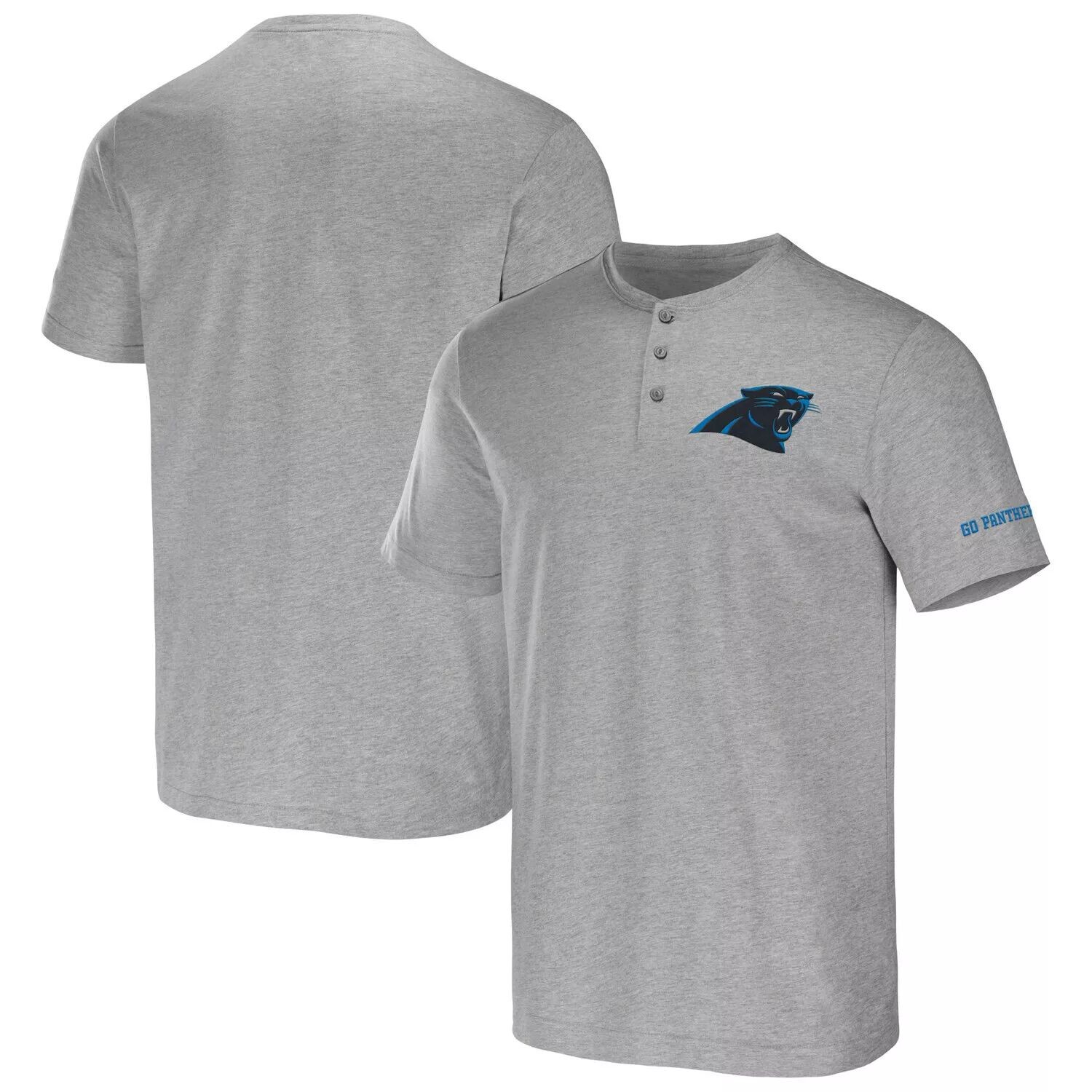 

Мужская футболка Henley из коллекции NFL x Darius Rucker от Fanatics Heather Grey Carolina Panthers