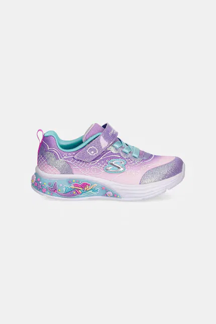 Кроссовки детские с подсветкой MY DREAMERS - LIL MERMAID Skechers, фиолетовый — фото 2