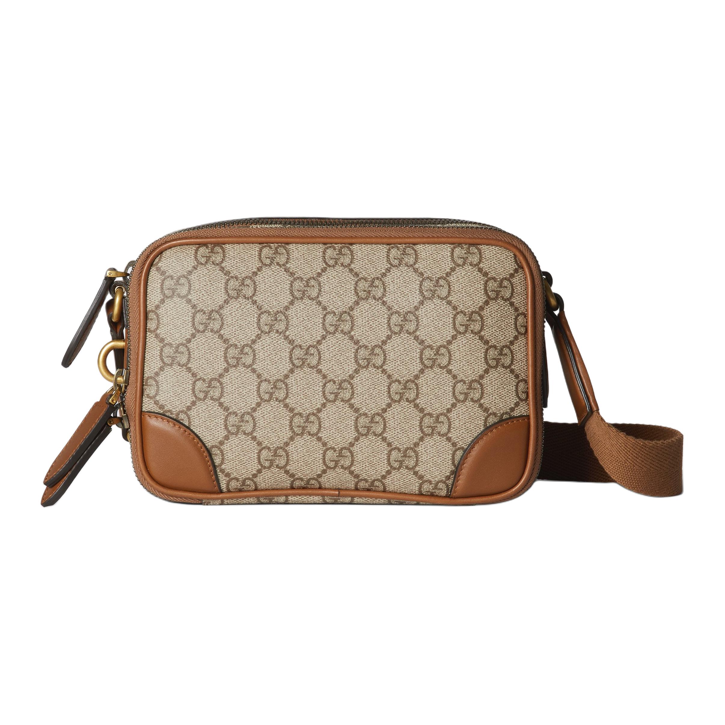 

GUCCI Тканевая наплечная сумка экстра мини