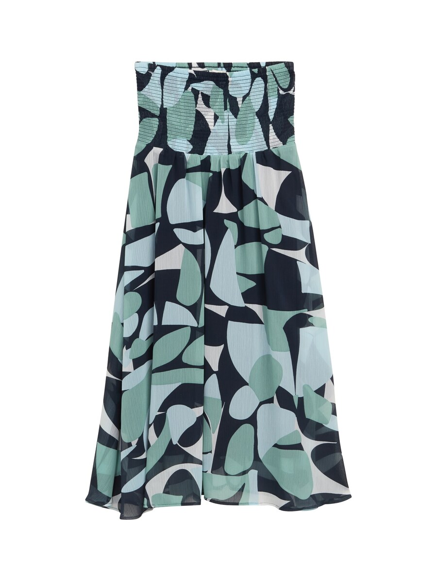 

Миди юбка TOM TAILOR, Light blue/Dark blue/Mint