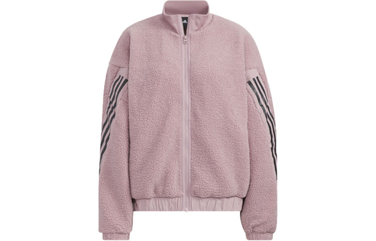 Женская куртка 3-Stripes фиолетово-розовая Adidas — фото 2
