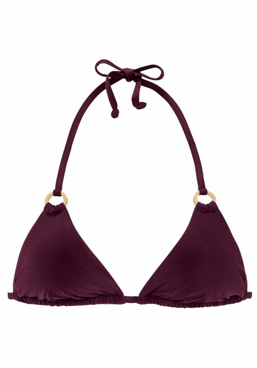 

Треугольный бикини-топ LASCANA Triangle Bikini Top Kati, фиолетовый