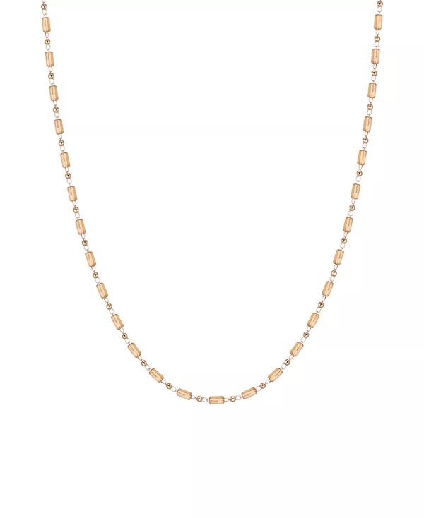 

Длинное ожерелье с позолоченными бежевыми кристаллами Macy'S, gold