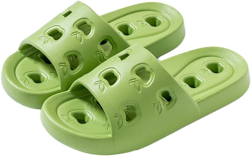 

Мужские и женские шлепанцы Rungion для душа, быстросохнущие, нескользящие, для ванной, общежития и дома, летние сандалии, зеленый