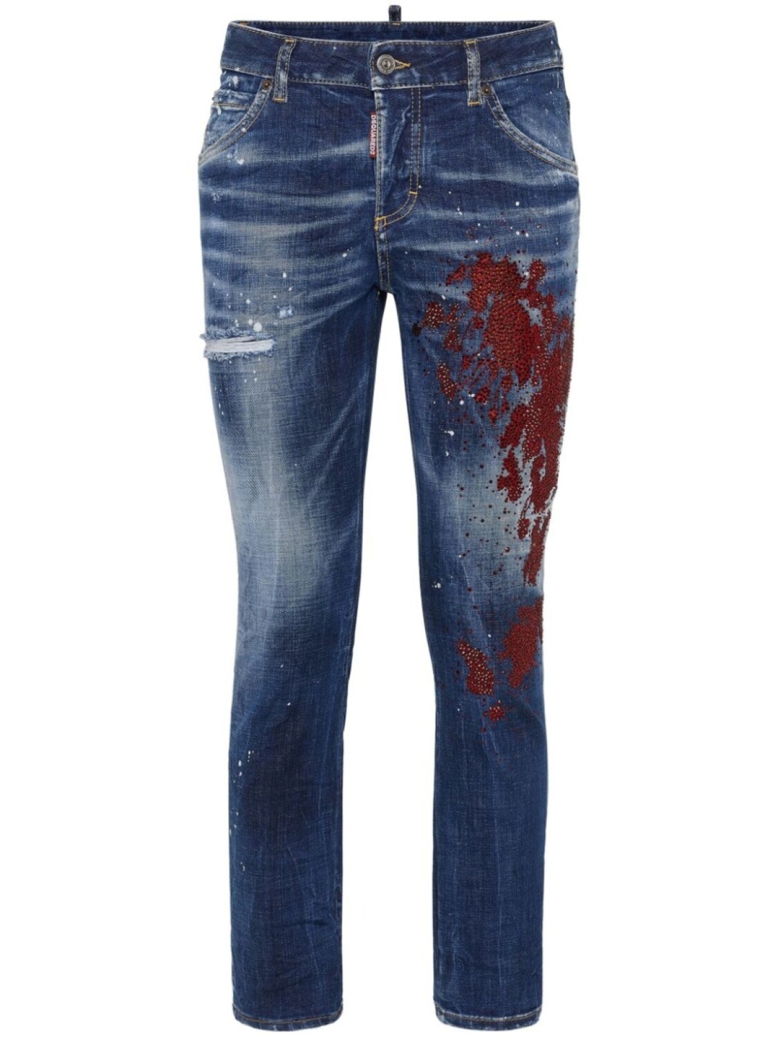 

DSQUARED2 джинсы скинни, синий