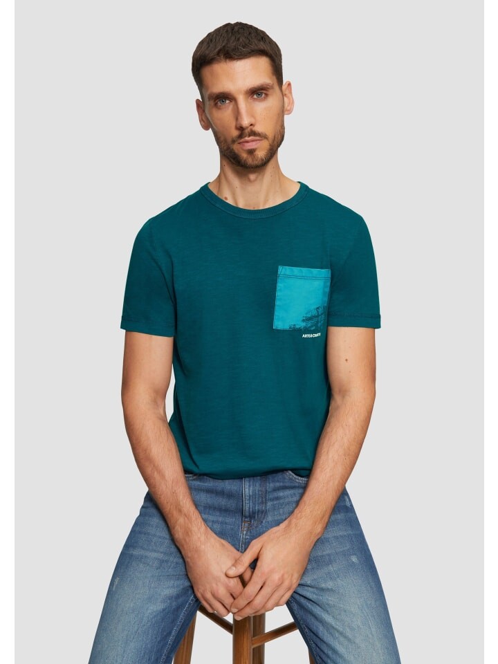 

Футболка s.Oliver T-Shirt kurzarm, цвет Petrol