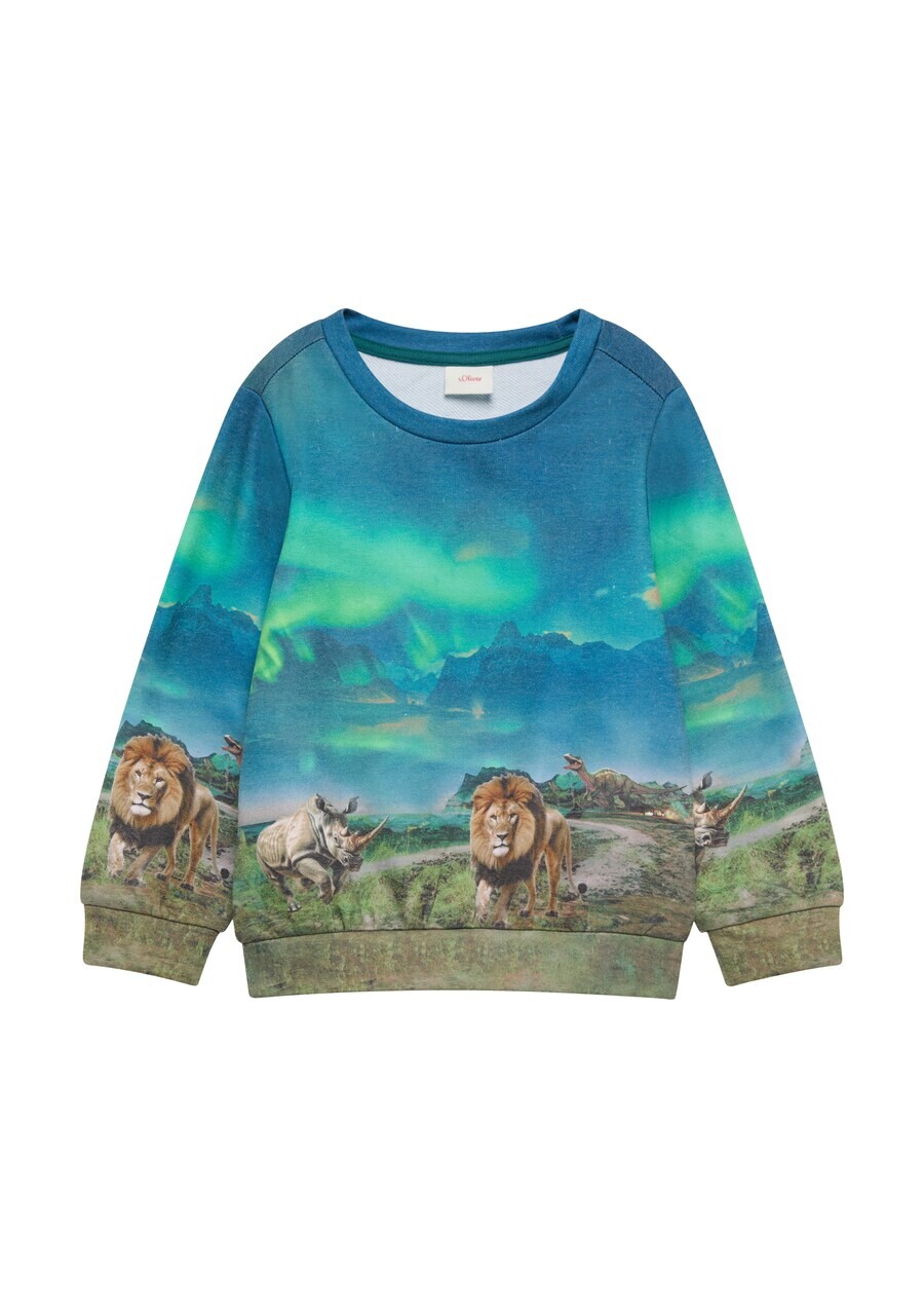 

Худи s.Oliver Sweatshirt, цвет blue/aqua