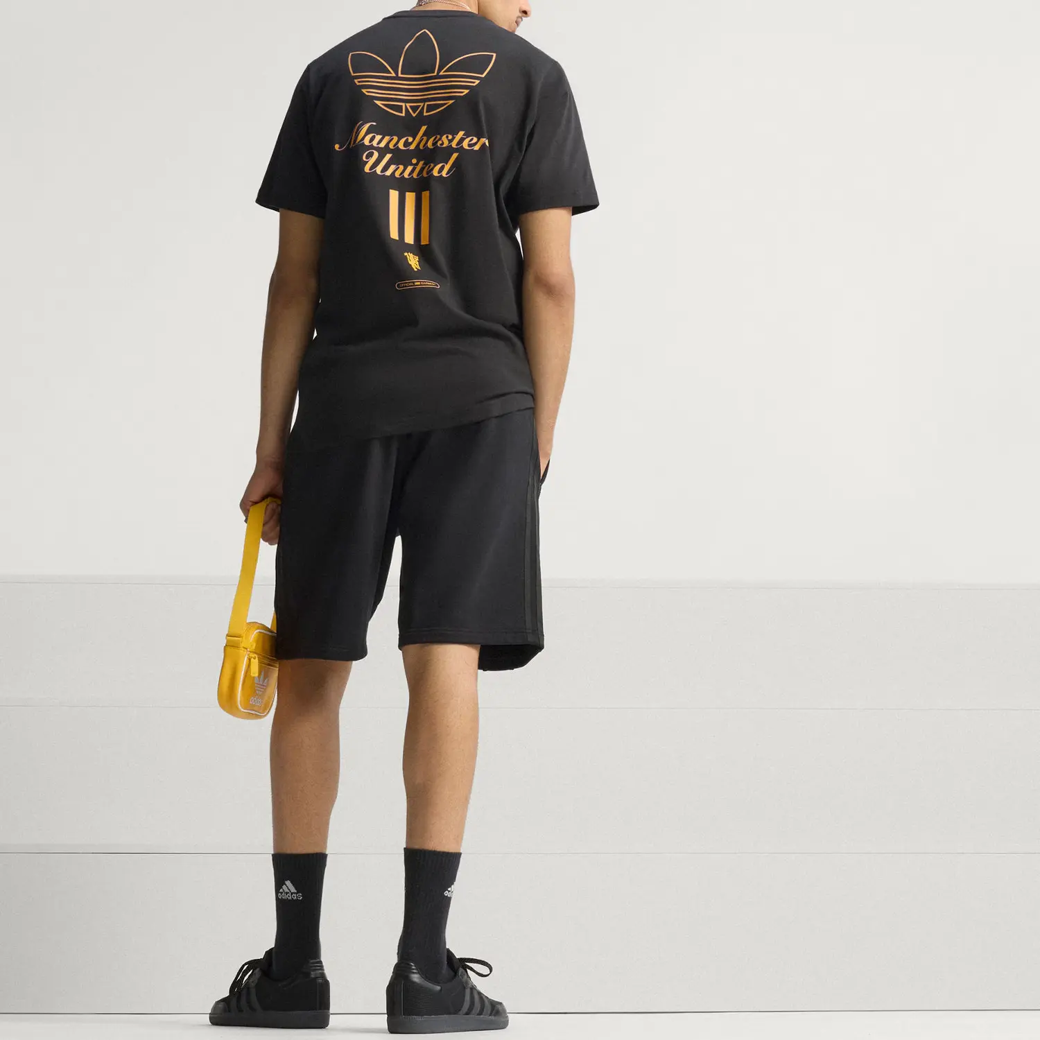 Футболка Adidas Manchester United Adidas Originals, черный — фото 4