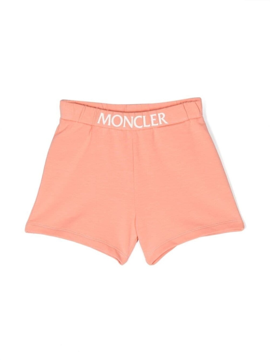 

Moncler Enfant шорты с логотипом на поясе, оранжевый
