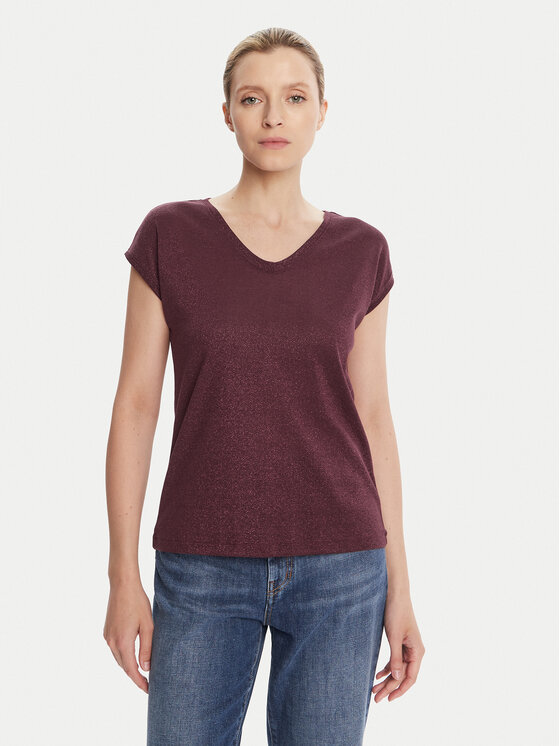 

Футболка loose fit Silvery 15136069 Only, красный