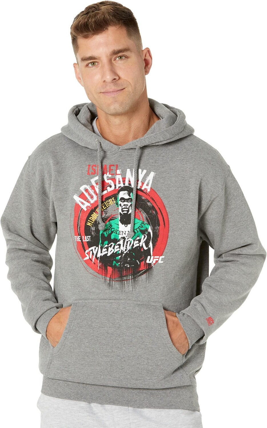

Худи UFC Israel "The Stylebender" Adesanya Fleece Hoodie, угольный