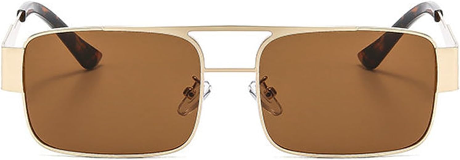 

Солнцезащитные очки Willochra в стиле ретро, ​​классические квадратные, для женщин и мужчин, модные, с двойным лучом, трендовые, черные, синие, панк, солнцезащитные очки UV400, C3