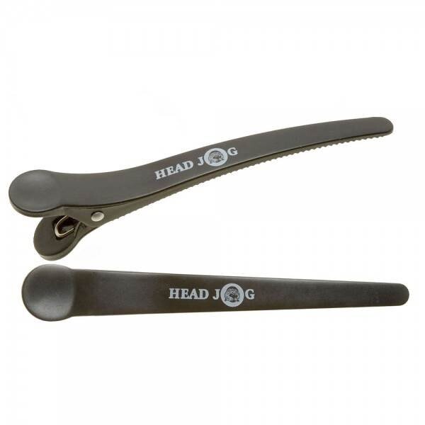 

Зажимы парикмахерские Head Jog Supa-Klipz черные 6 шт Hair Tools