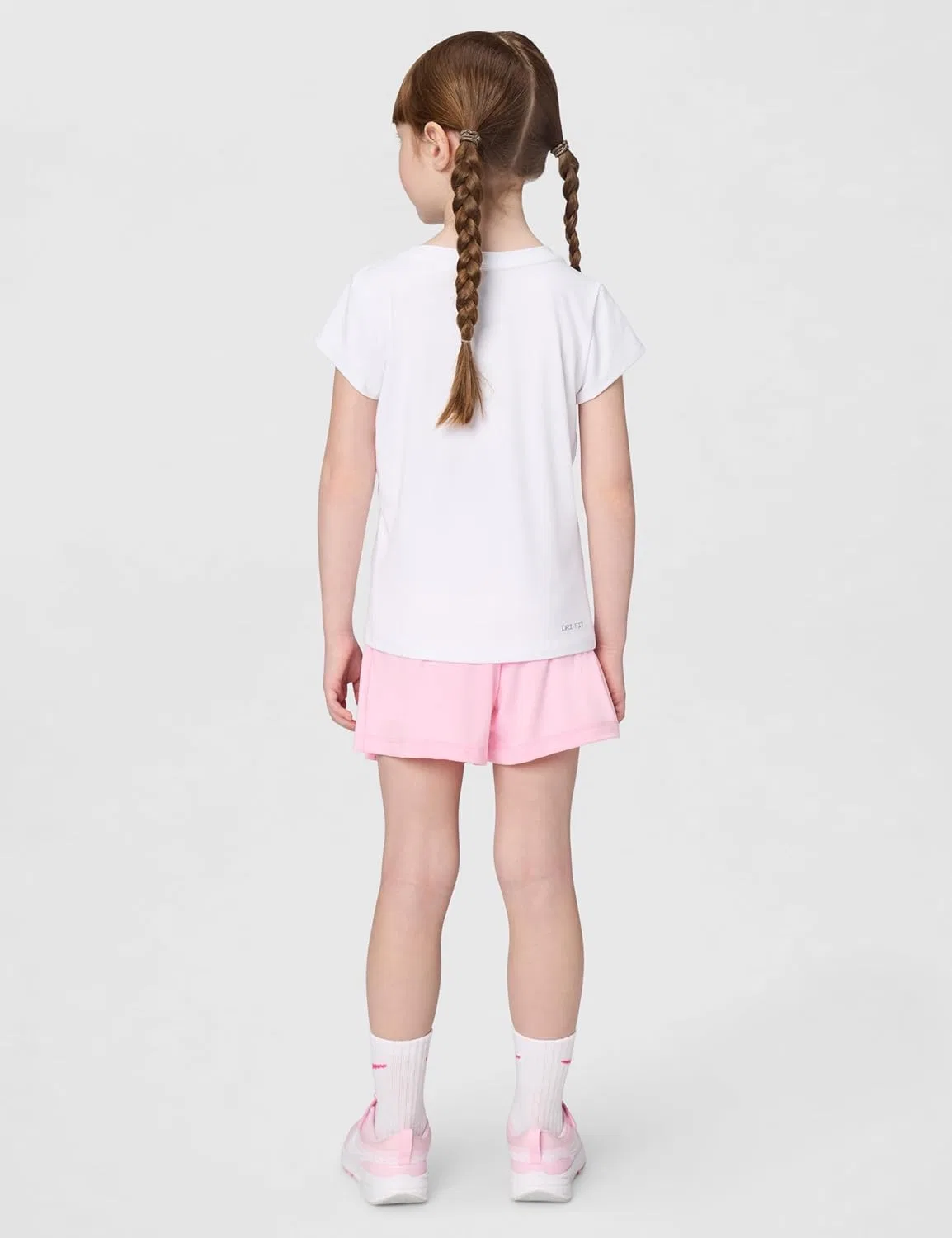 Детский спортивный комплект Dri-FIT Nike, 2 предмета, Medium Soft Pink — фото 3