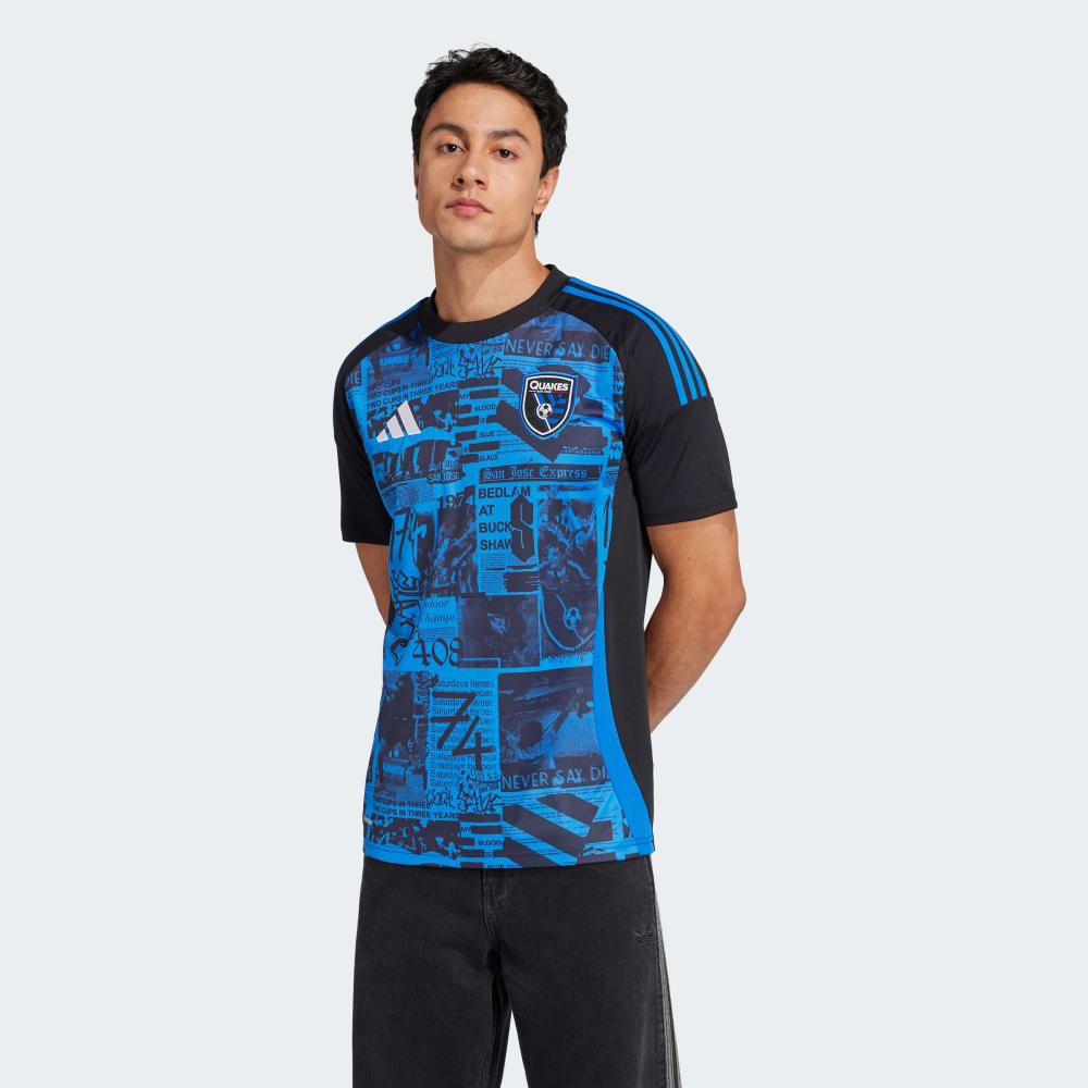 

Джерси Adidas San Jose Earthquakes 25/26 Home Jersey, черный