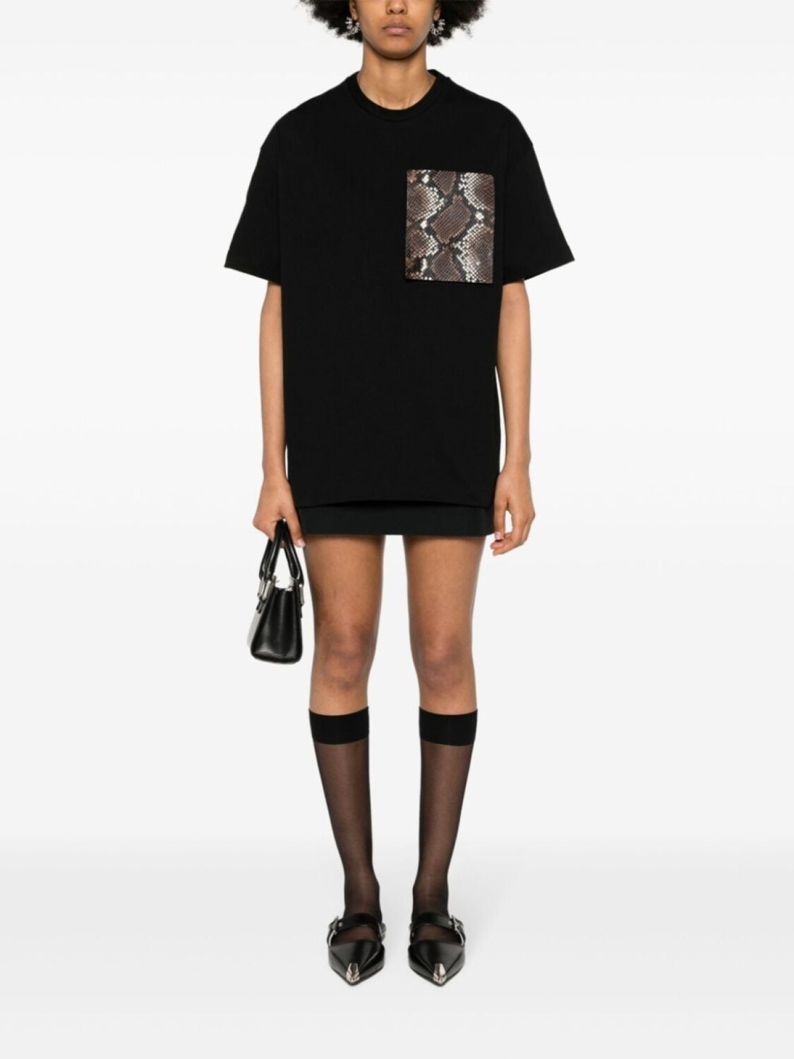 Футболка Jil Sander Chest Pocket, черный — фото 2