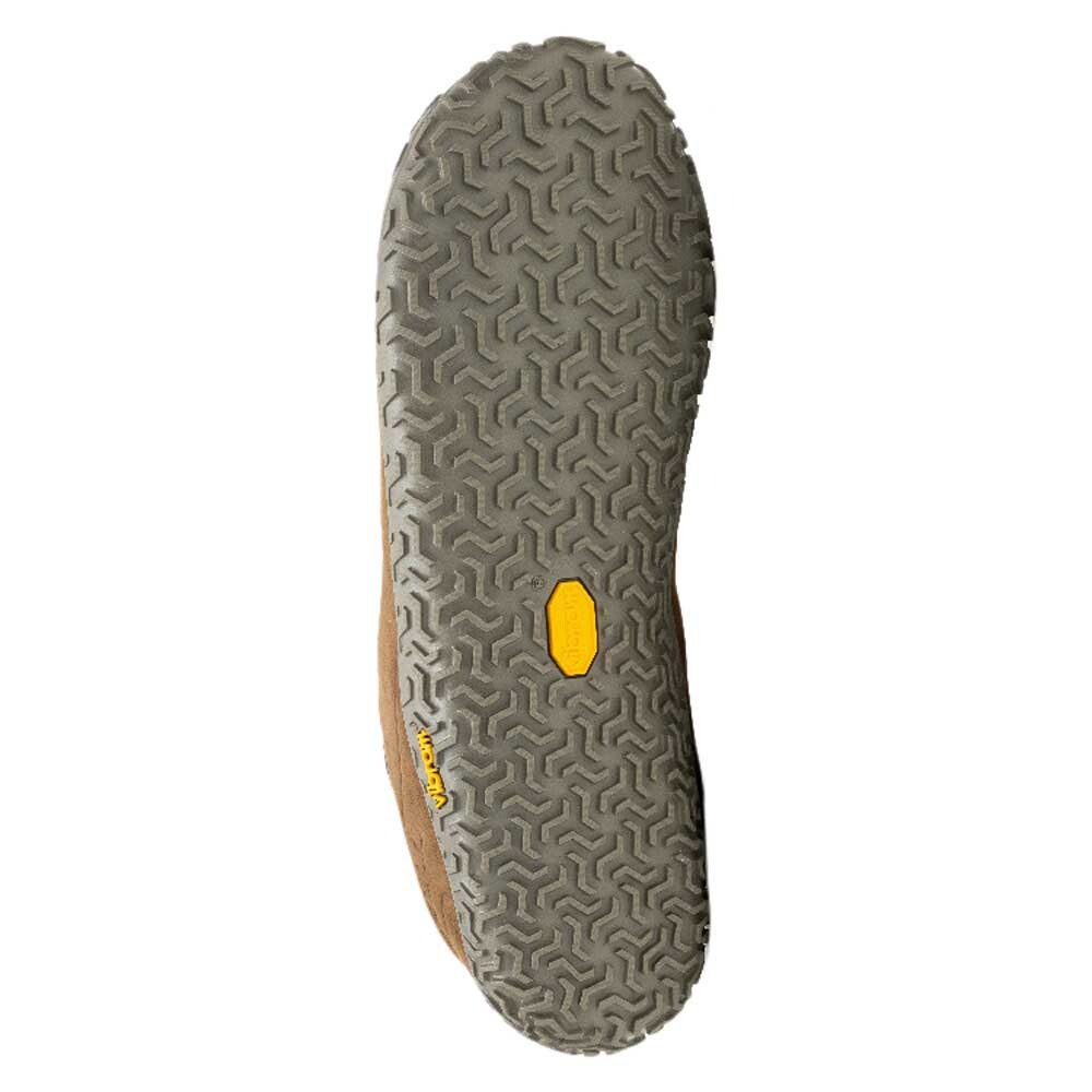 Кроссовки для бега Merrell Vapor Glove 6 Leather Trail, зеленый — фото 2