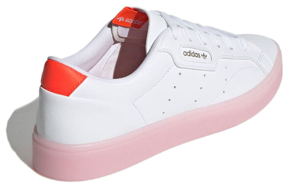 Кроссовки (WMNS) adidas Originals Sleek 'White Pink', белый — фото 4