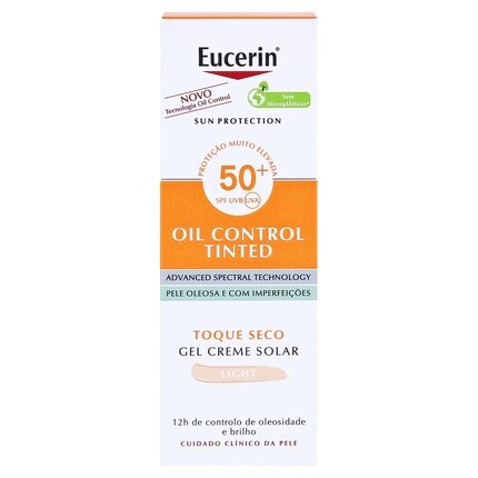 Тональный гель-крем для лица Sun Oil Control Spf 50+ Light, Eucerin — фото 2